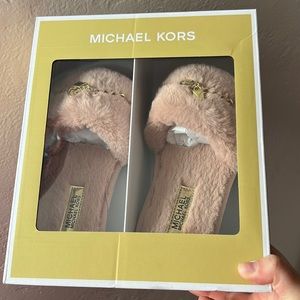 Michael Kors open toe slippers